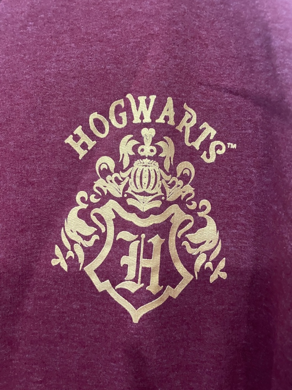 Harry Potter Wizarding World Maroon Crewneck Sweater - Picture 2 of 5